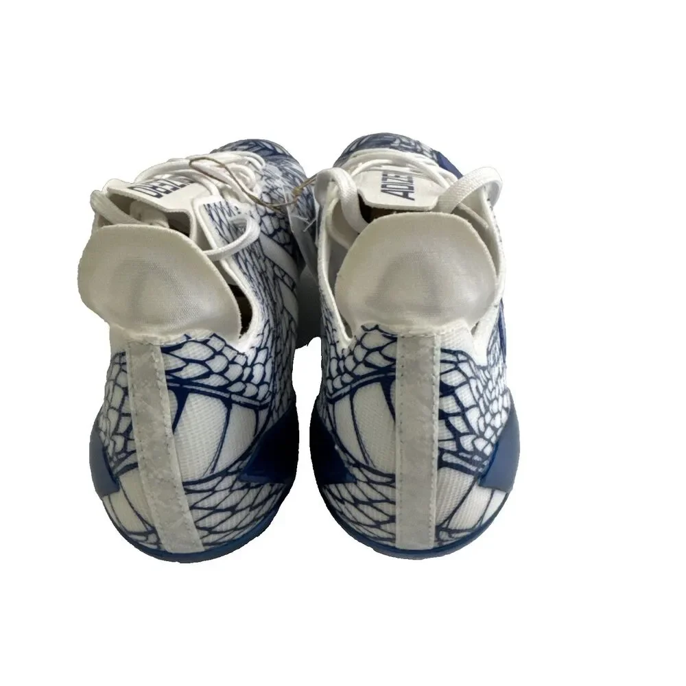 Adidas Adizero Electric II Football Cleats Blue White  IH8569 Men’s Size 10.5 - Picture 11 of 14